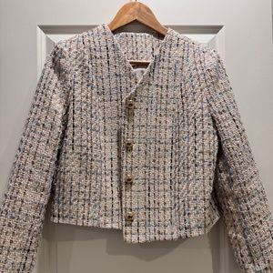 Light Pink / Beige Tweed Blazer